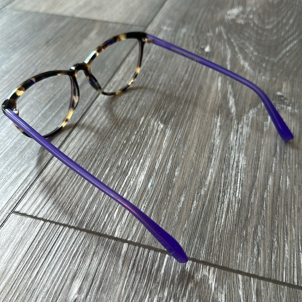 Warby Parker Louise Frames in Violet Magnolia - Picture 4 of 11